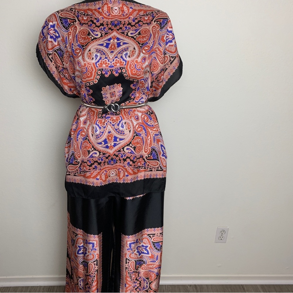 Paisley Pants Set